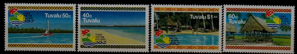 Tuvalu 693-96 MNH Pacific year SCV4.80