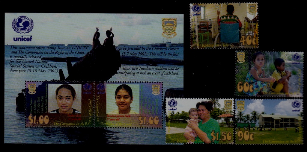 Tuvalu 882-86 MNH Children SCV10