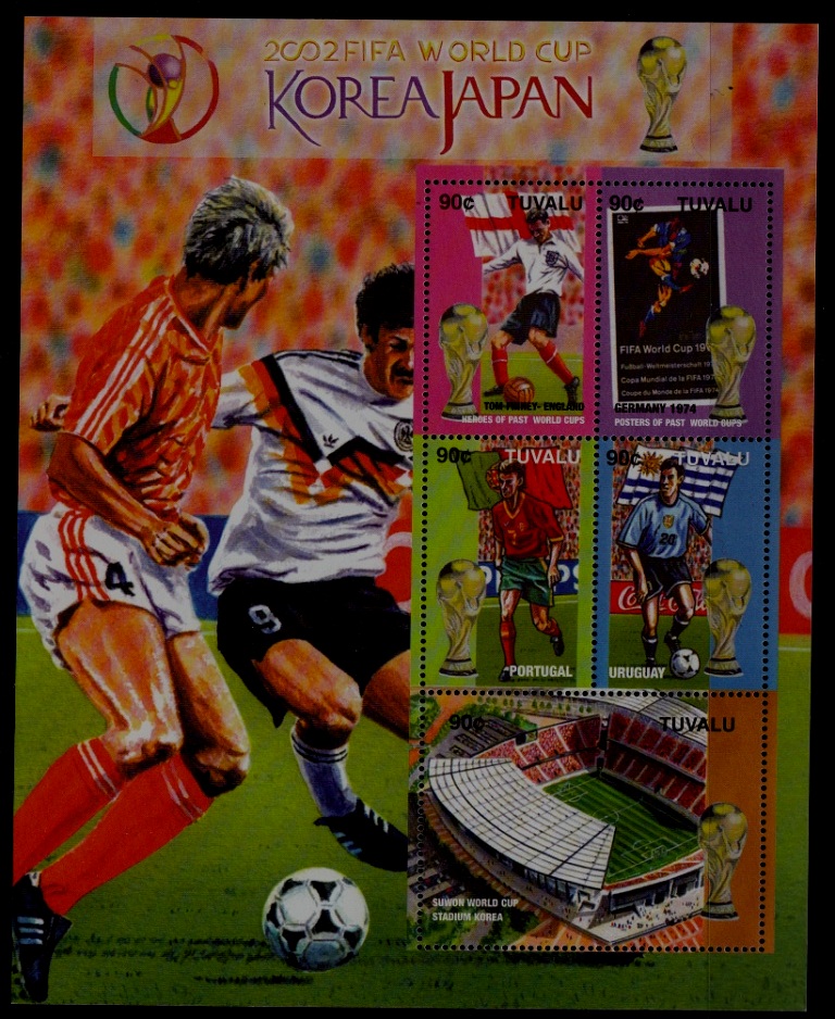 Tuvalu 889 MNH m/s Football-02 SCV6