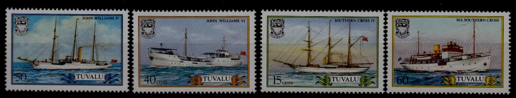 Tuvalu 410-13 MNH Ships SCV6.55