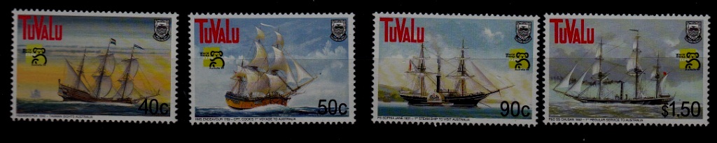 Tuvalu 790-93 MNH Ships SCV4.80