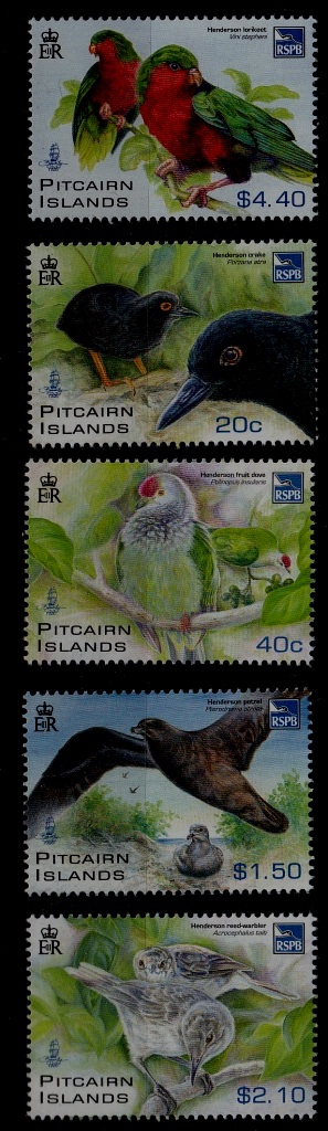 Pitcairn 727-31 MNH Birds SCV14.50