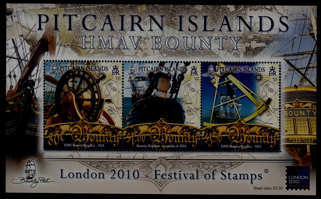 Pitcairn 660A MNH s/s Bounty replica/Ships SCV8