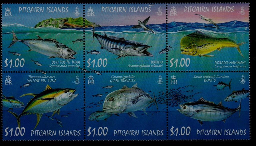 Pitcairn 664 MNH Fishes SCV14
