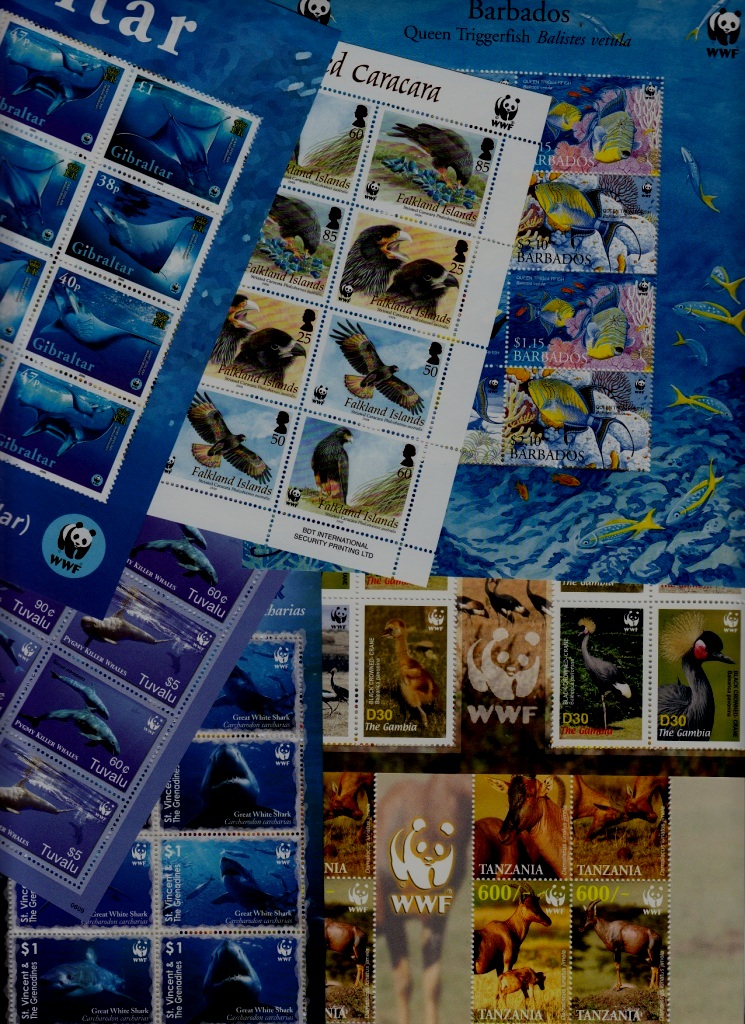 Worldwide 7 MNH m/s WWF-05-06