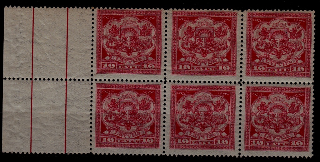 Latvia 131 MNH/ 6x SCV36+