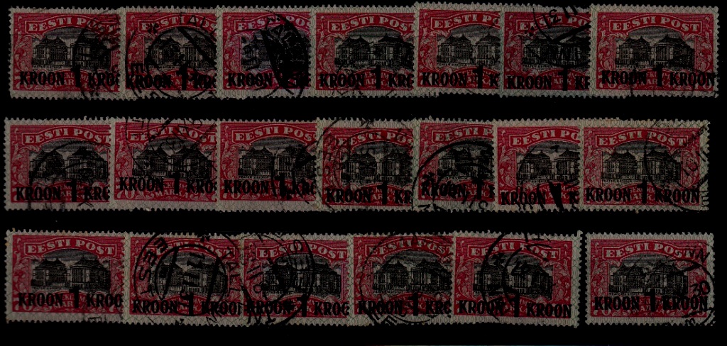 Estonia 105 used/ 20x SCV110