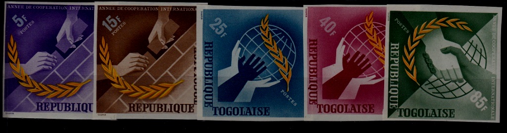 Togo 538-42 MNH imperf. Cooperation year