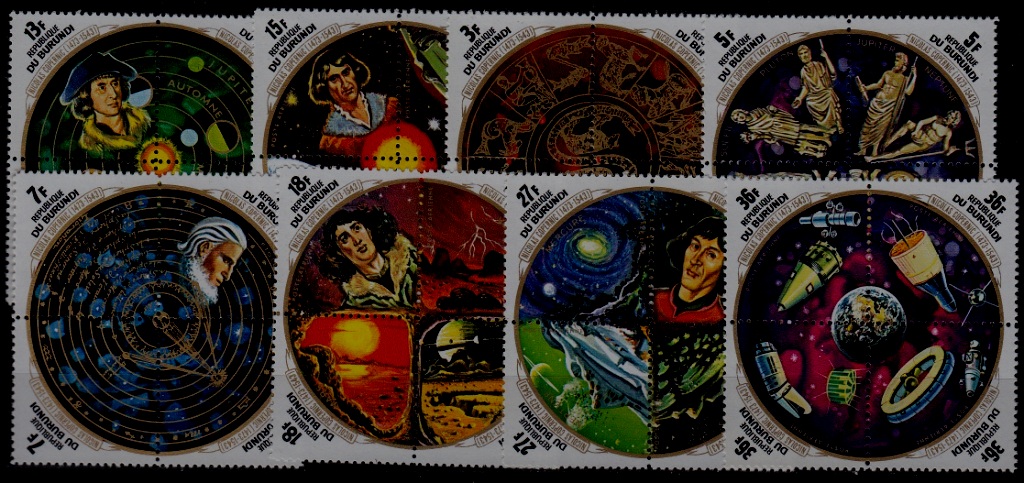 Burundi 431-34/C183-86 MNH Space/Copernicus SCV31.60