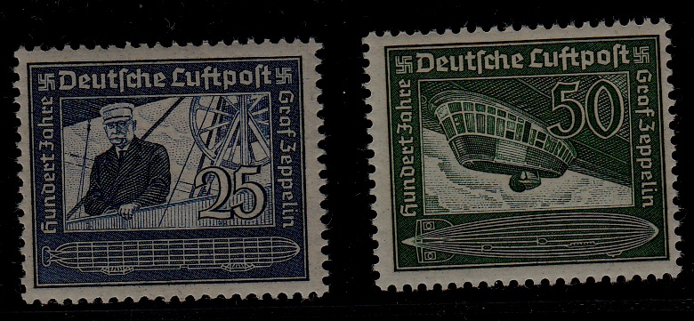 Germany C59-60 MNH Zeppelins SCV45