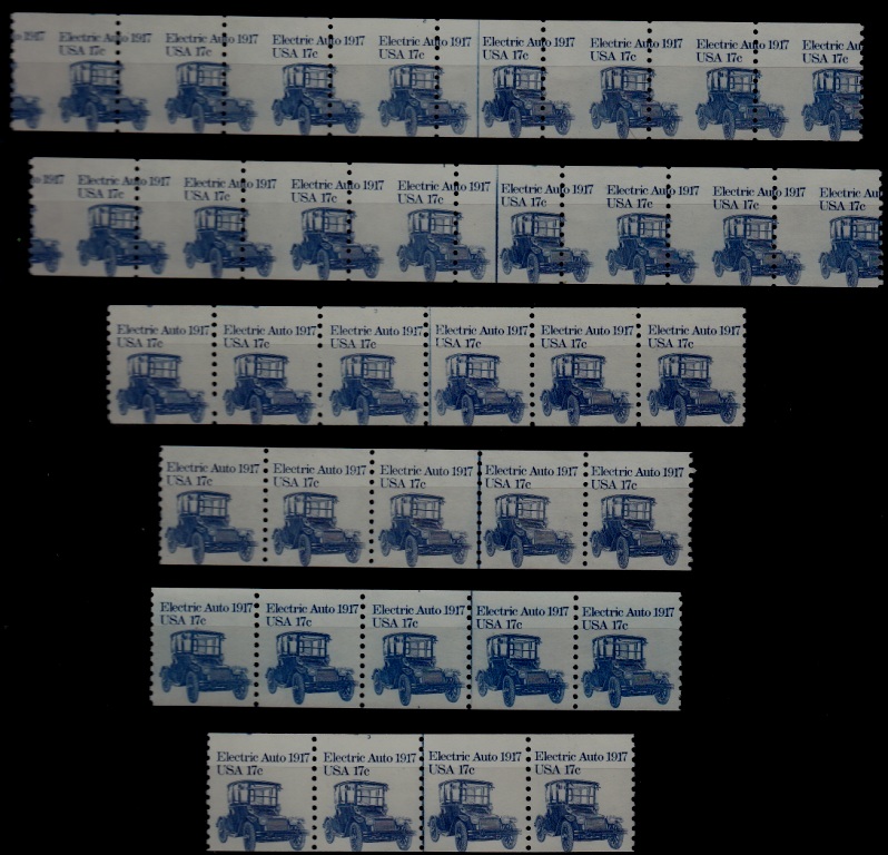 USA 1906 MNH/ 36x/ miscut