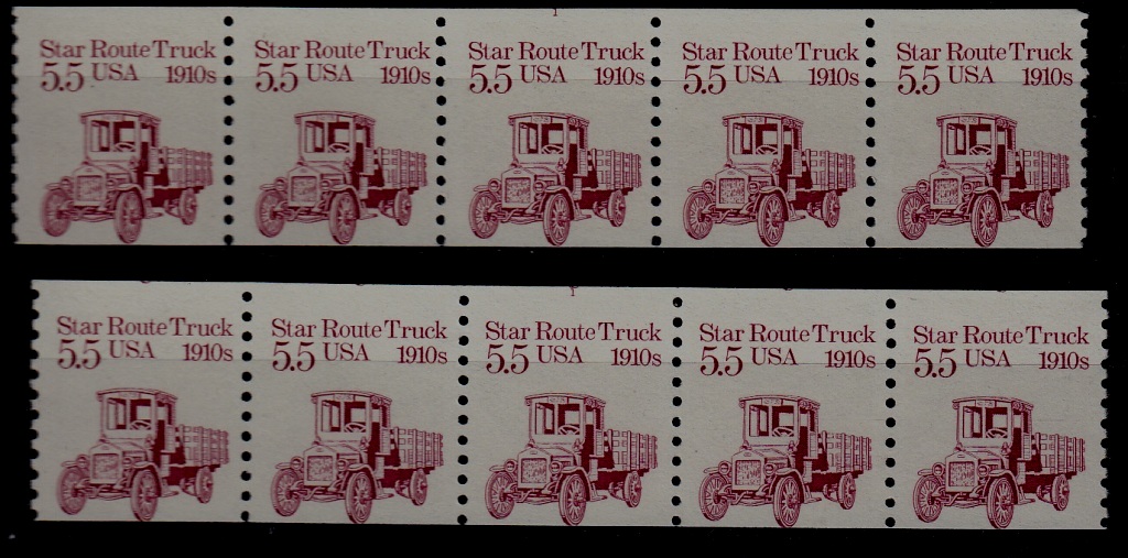 USA 2125 MNH/ 10x/ miscut