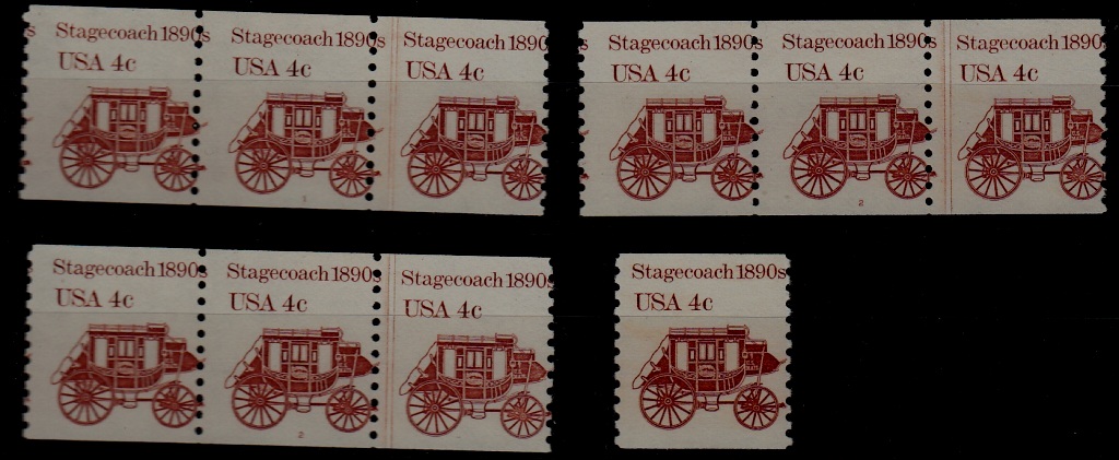 USA 1898a MNH/ 10v/ perf. shift