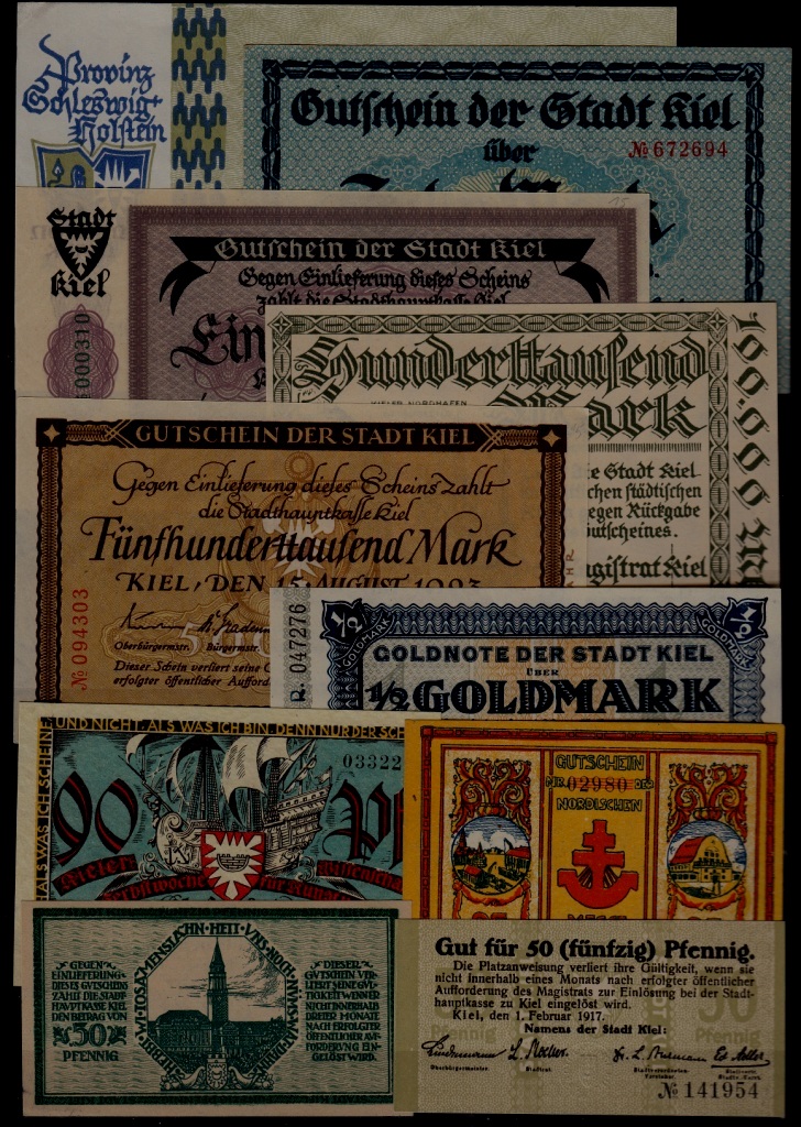 Germany 10 notgeld unc. Kiel stadt (6)