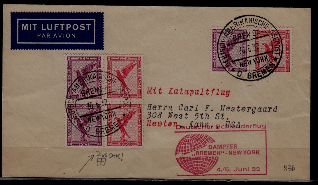 Germany Catapult cover 30.5.32