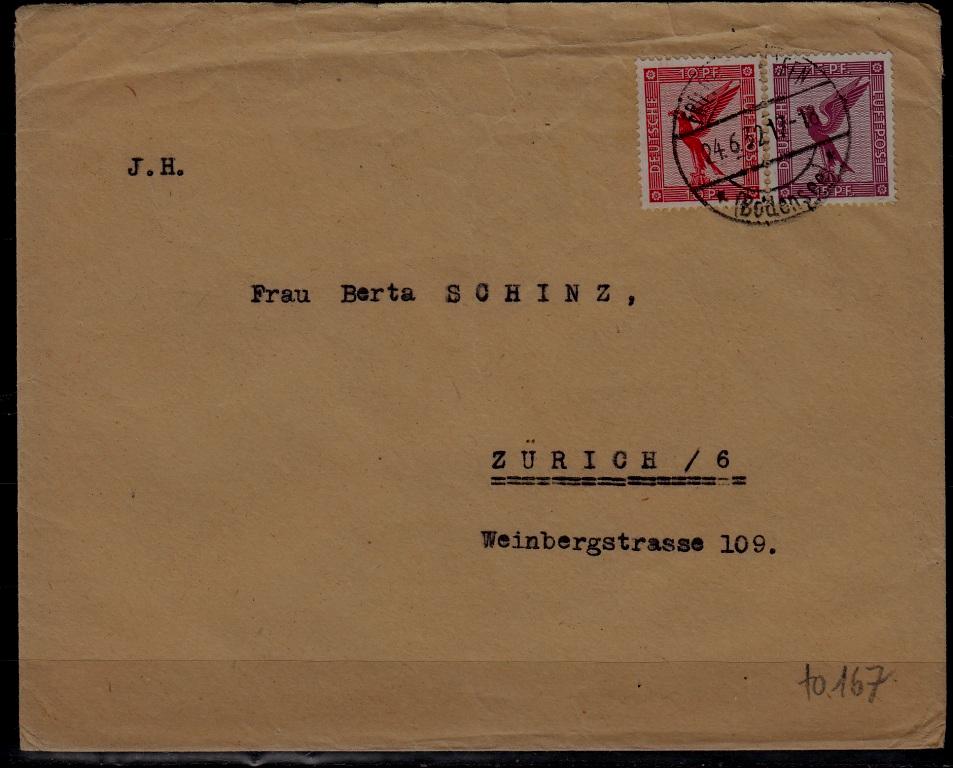 Germany Zeppelin cover 24.6.32 Friedrichshafen