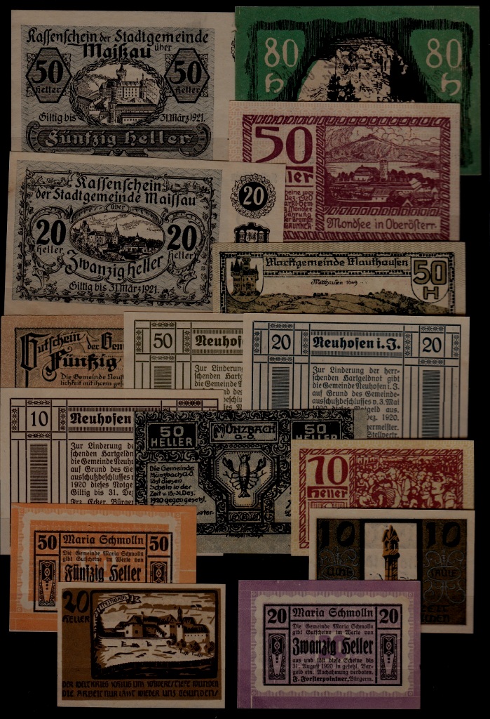 Austria 15 notgeld unc. (6)
