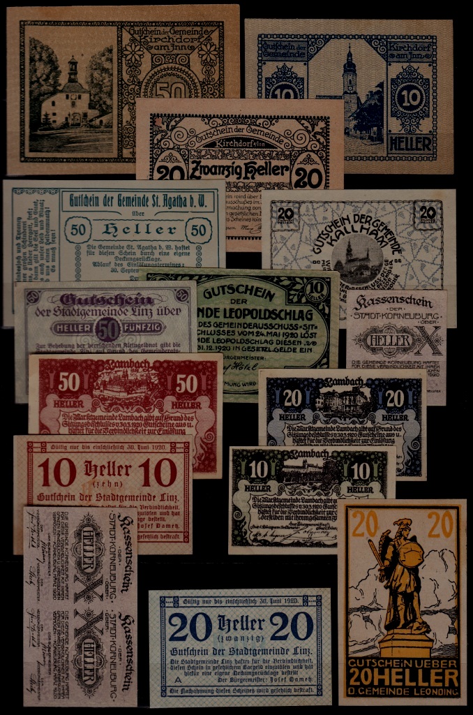 Austria 15 notgeld unc. (7)