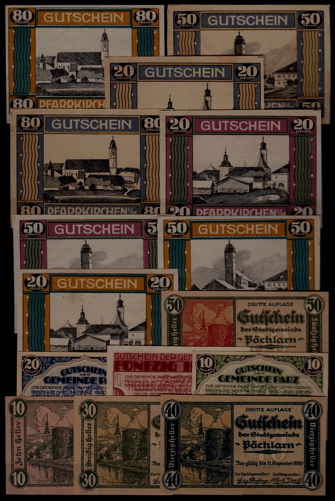 Austria 15 notgeld unc. (8)