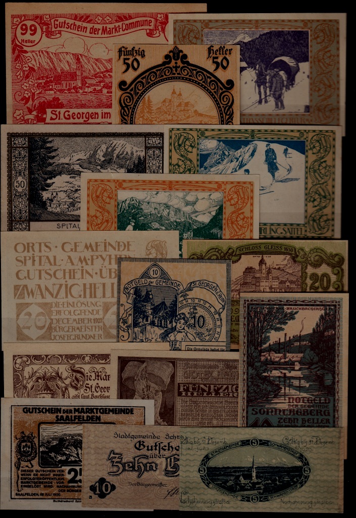 Austria 15 notgeld unc. (12)