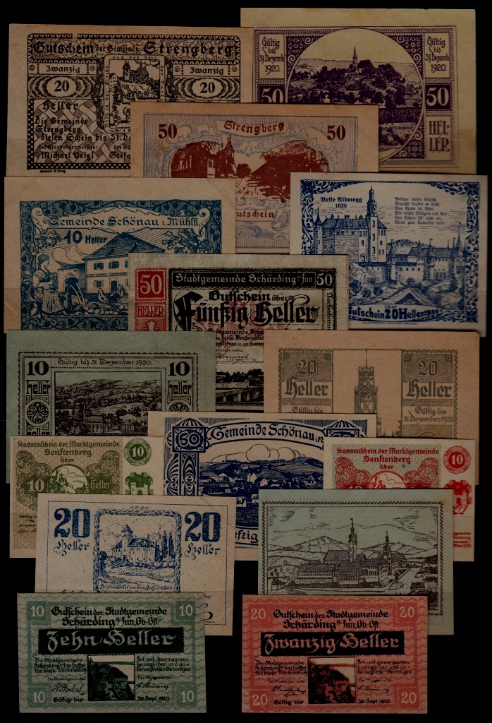 Austria 15 notgeld VF+ (28)