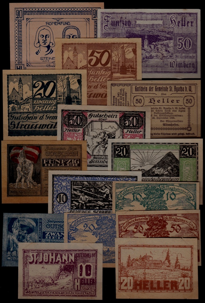 Austria 15 notgeld VF+ (32)