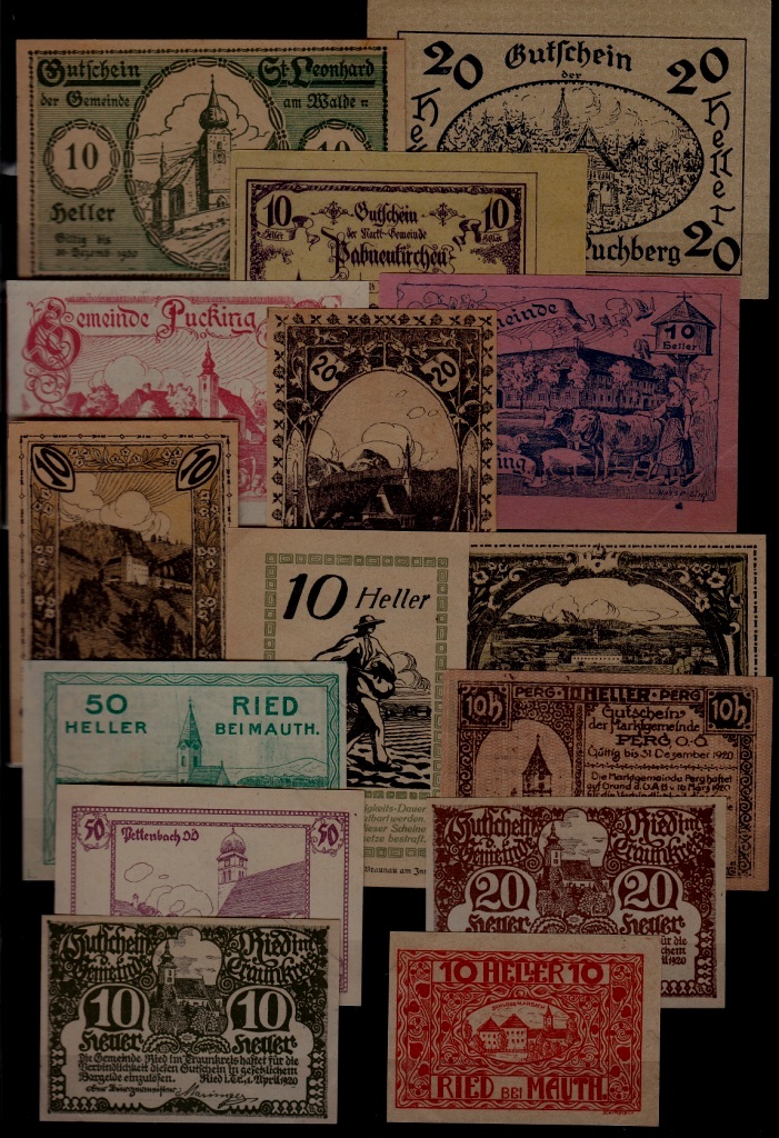 Austria 15 notgeld VF+ (39)
