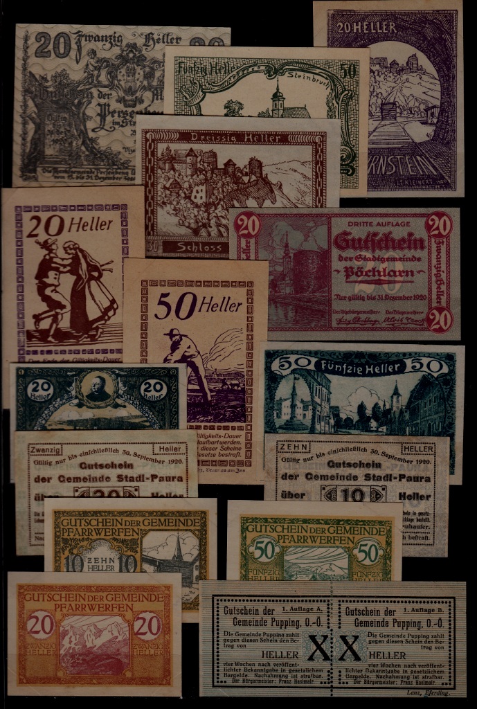 Austria 15 notgeld VF+ (41)