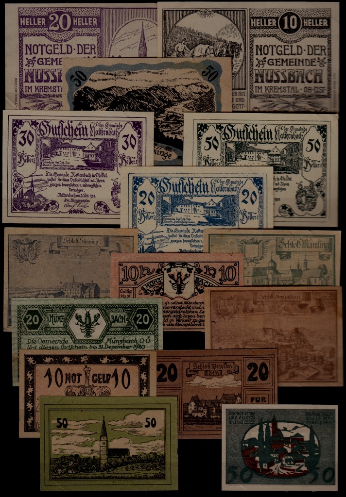 Austria 15 notgeld VF+ (44)