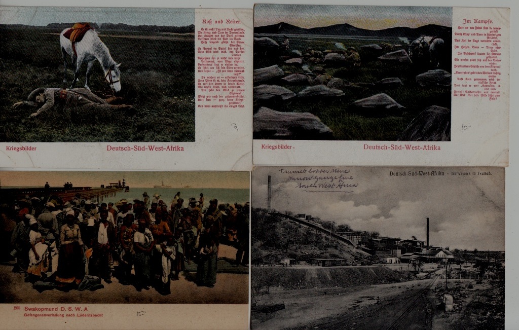 South West Africa (Germany col.) 4 unused viewcards pre-1912
