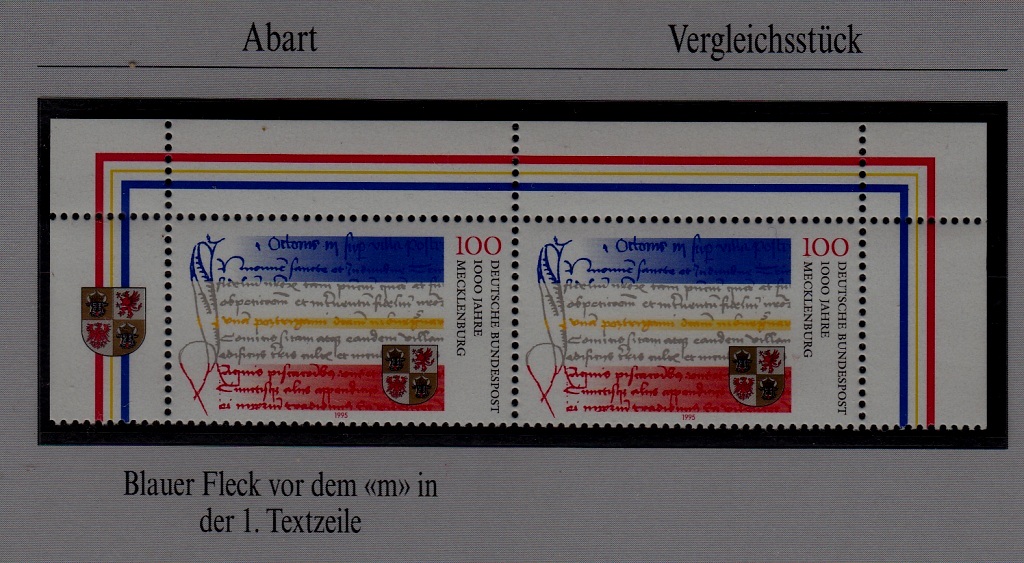 Germany Mi.1782f1  MNH error