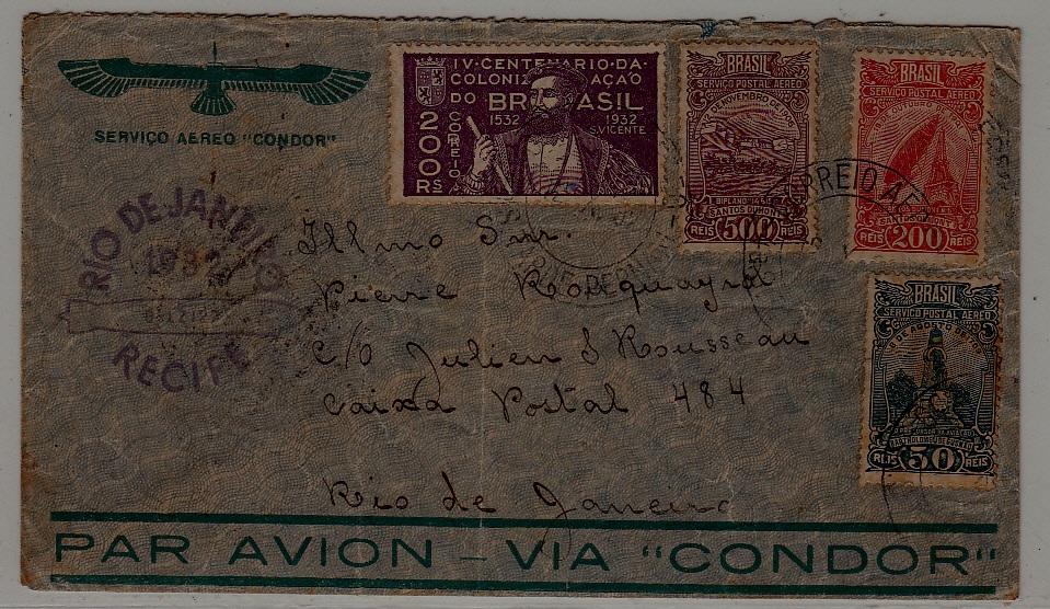 Brazil Zeppelin cover 14.10.32/ faults