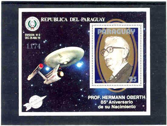 Paraguay C469 MNH VF s/s Space