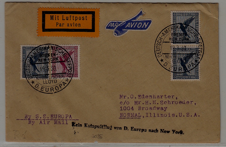 Germany Catapult cover 19.3.30