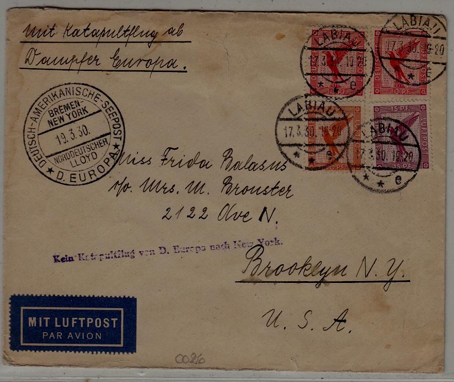 Germany Catapult cover 19.3.30