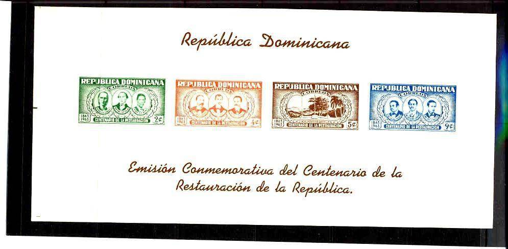 Dominicana 586a MNH VF s/s 100th anniv.