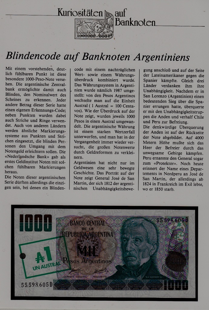 Argentina P-320 unc. banknote