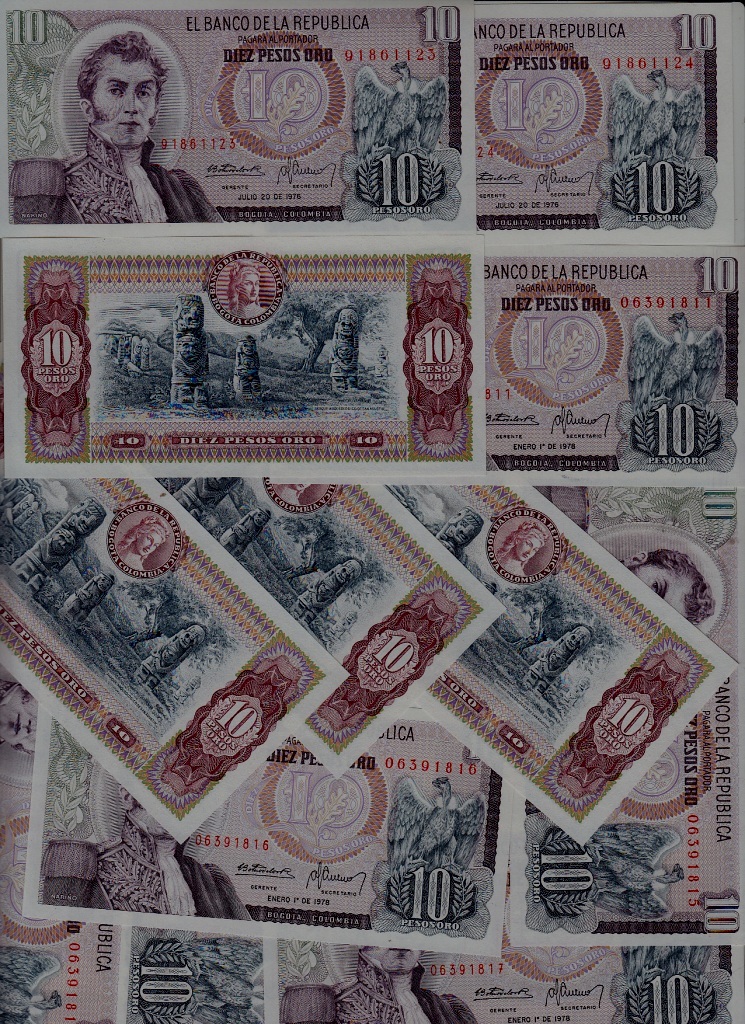 Colombia P-407f unc. banknote 12x