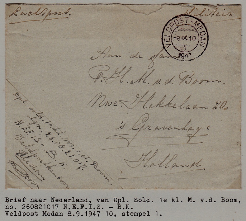 Netherlands cover Veldpost 8.9.47