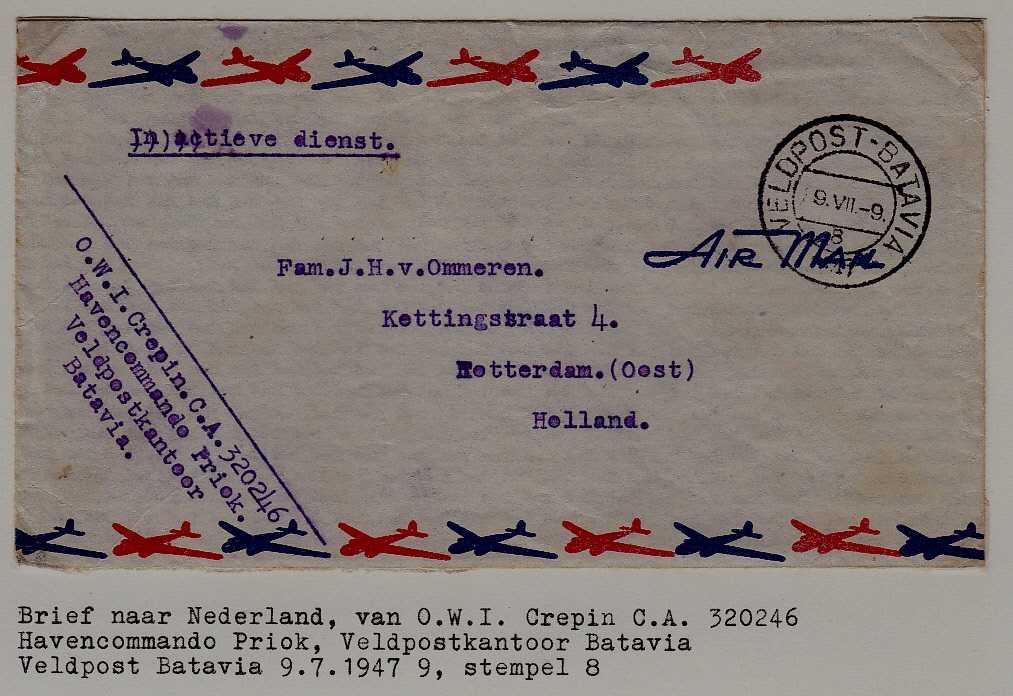 Netherlands cover Veldpost 9.4.47