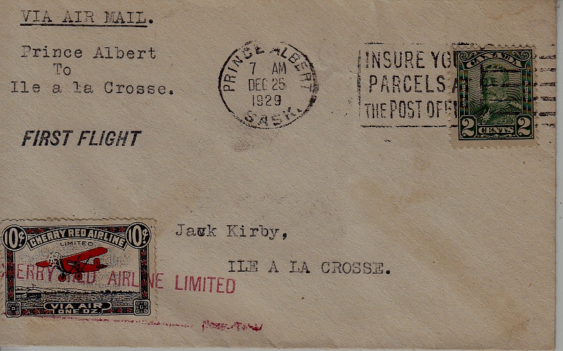 Canada airmail cover 25.12.29