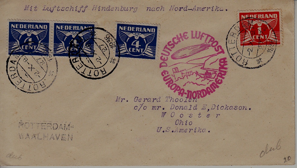 Netherlands/USA Zeppelin cover 2.10.36