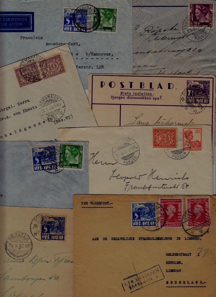 Netherlands Indie 8 covers/cards pre-1940 (10)