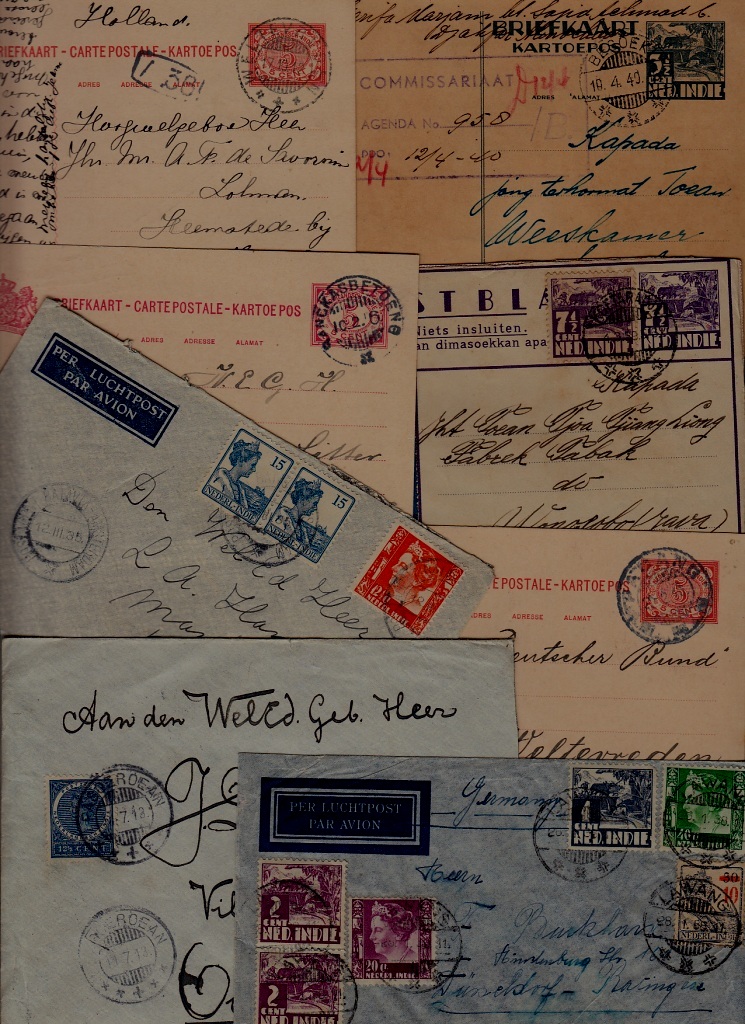 Netherlands Indie 8 covers/cards pre-1940 (46)