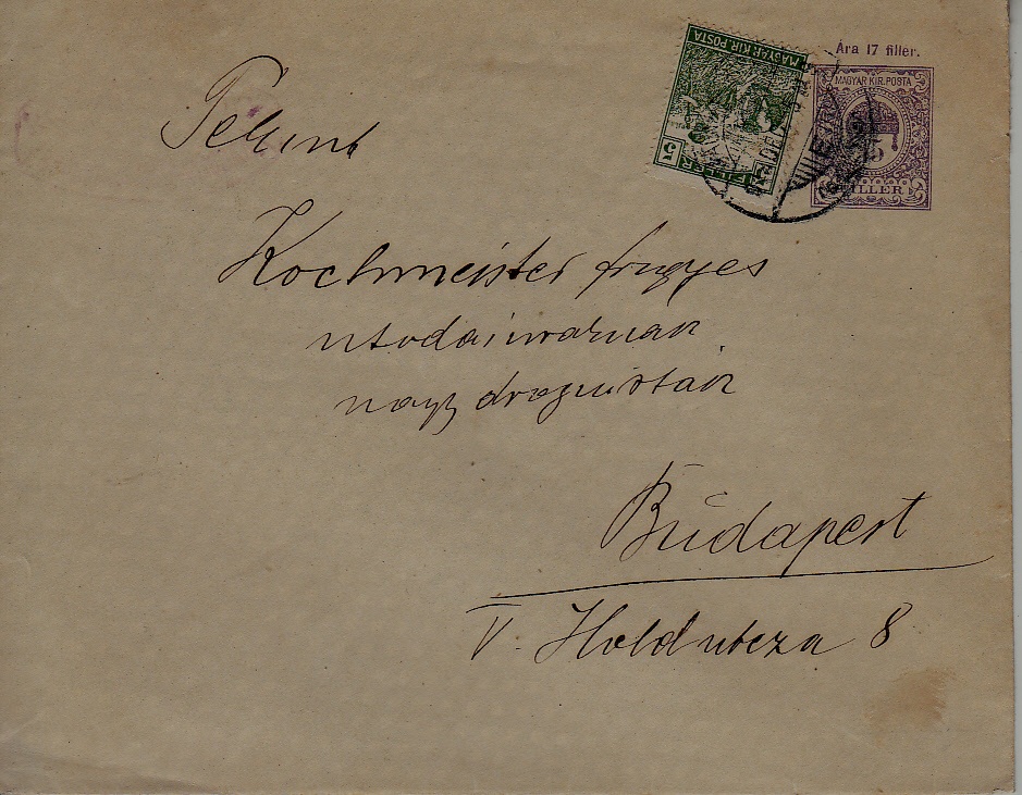 Hungary used cover 5.12.18 Nagy Pacska
