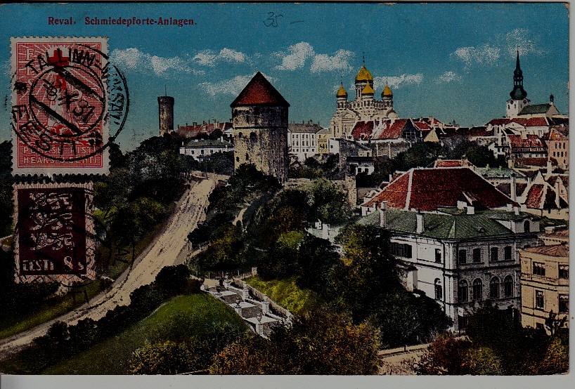 Estonia used card 6.10.31 Tallinn