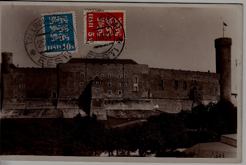 Estonia used card 25.8.31 Tallinn