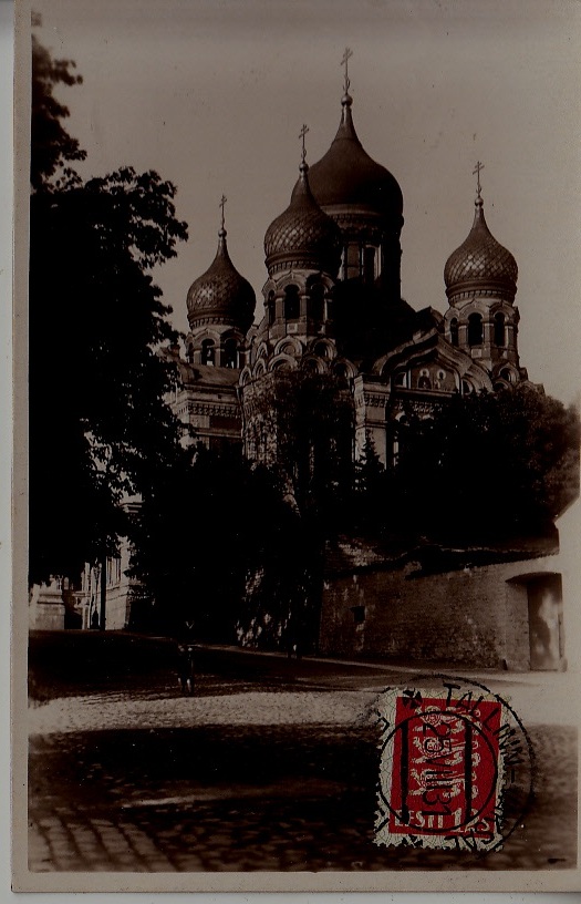 Estonia used card 25.8.31 Tallinn