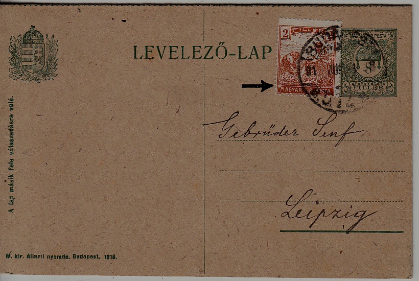 Hungary used dbl card 3.7.19
