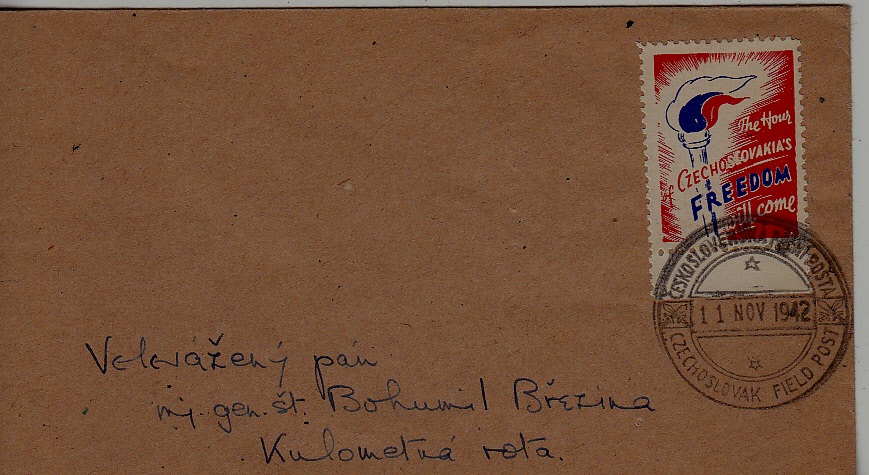 Czechoslovakia Fieldpost cover 11.11.42
